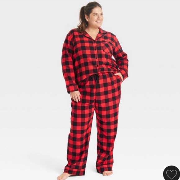 Red & Black Plaid Soft & Cozy Lounge-in-Style Jams SZ XL - Picture 1 of 10